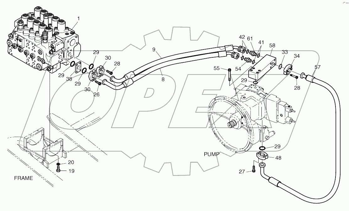  MAIN PIPING (1)-PUMP (1217-)