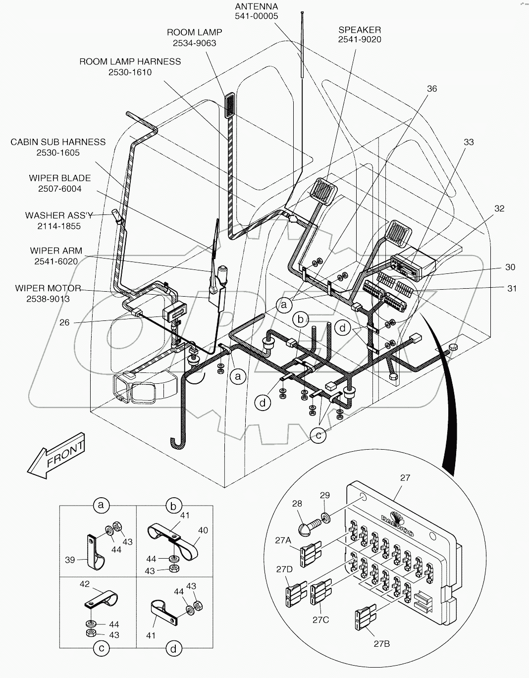  ELECTRIC PARTS (3)-CABIN