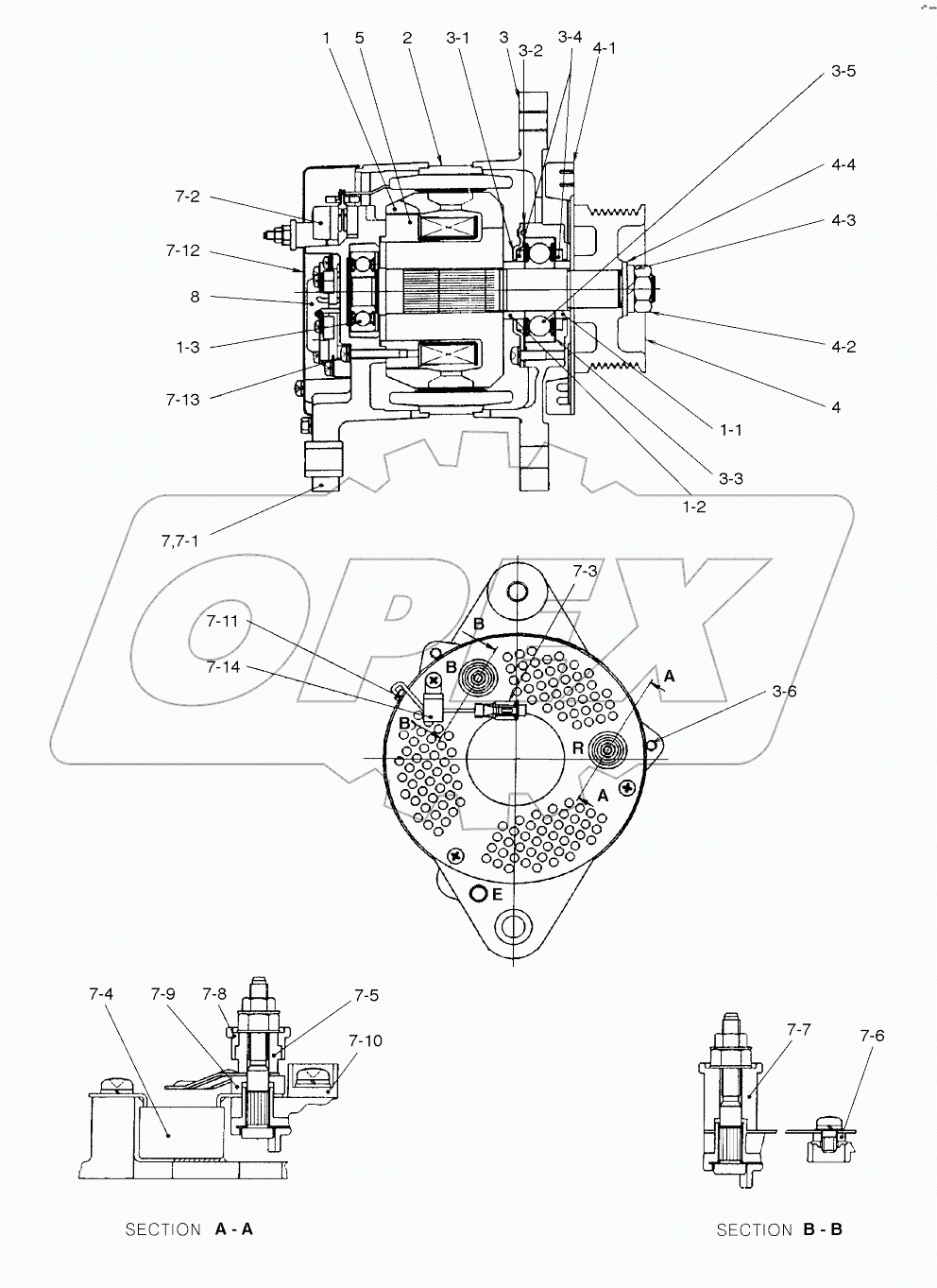 ALTERNATOR 		[1001-1132]
