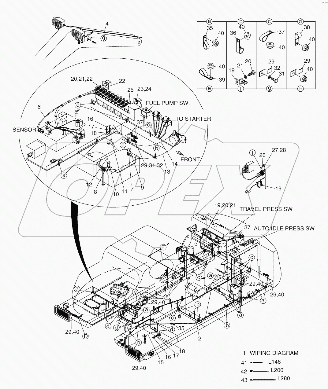  ELECTRIC WIRING (1)-RELATED PARTS