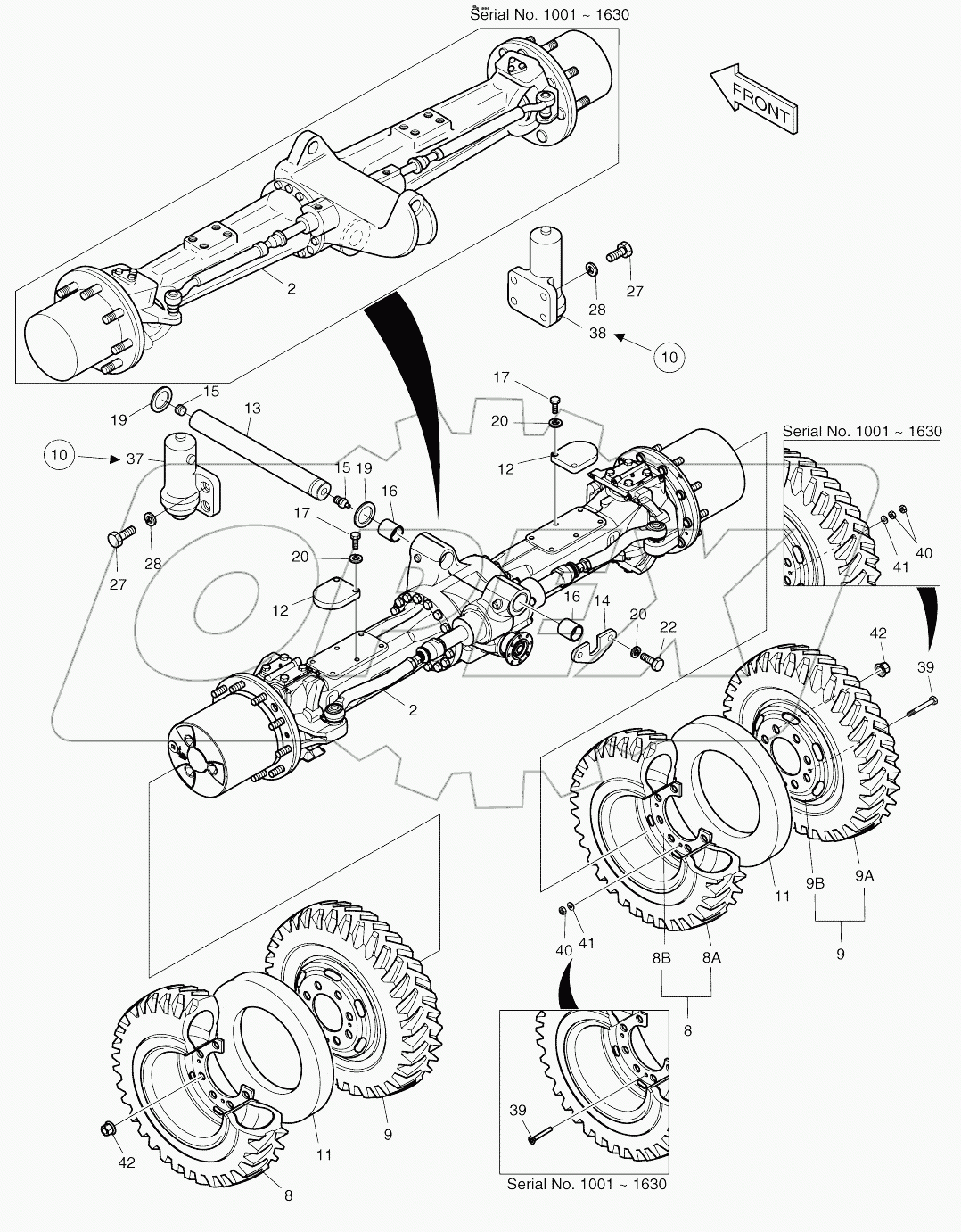  POWER TRAIN (1)-FRONT AXLE