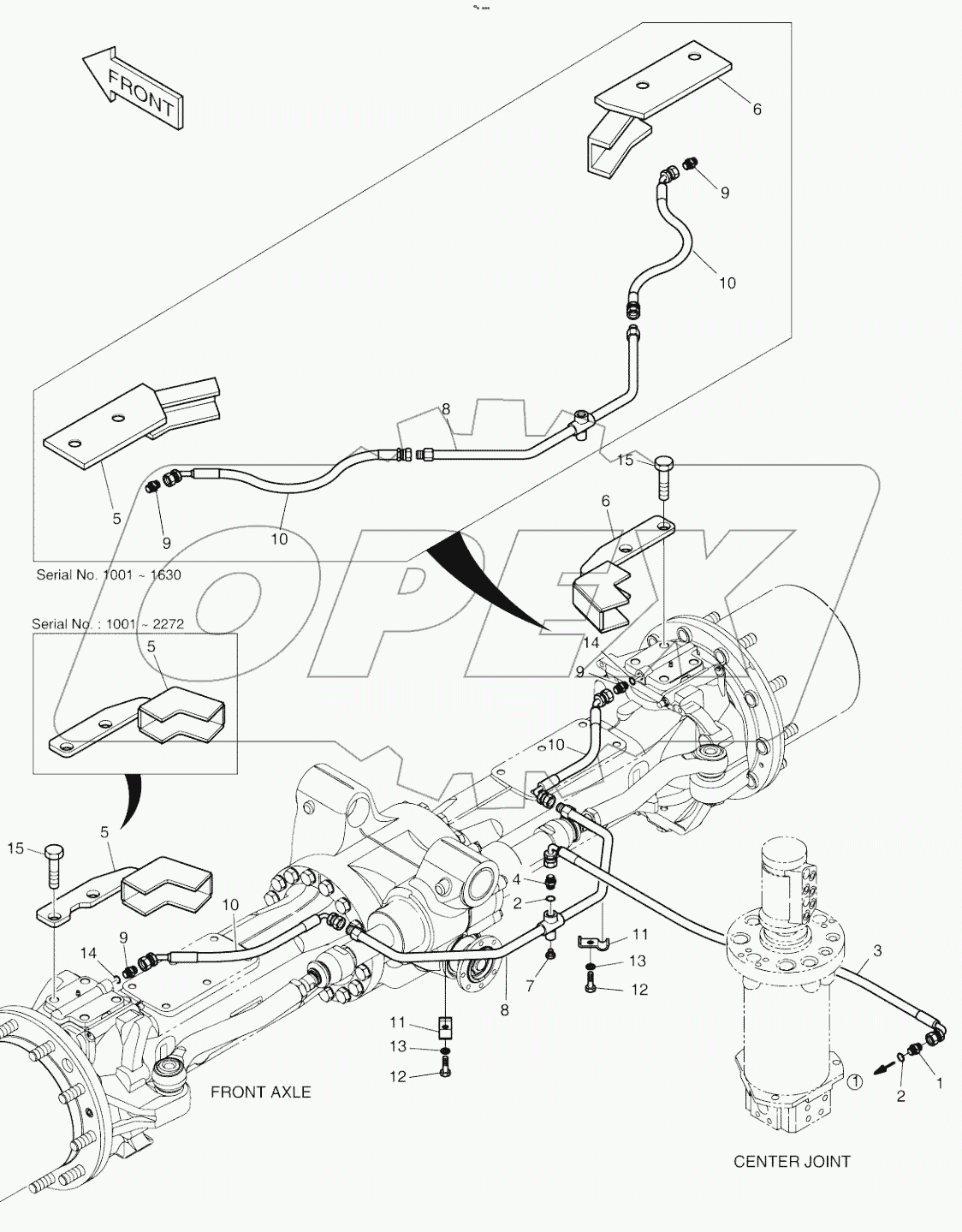  BRAKE PIPING (1)-FRONT