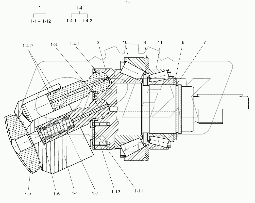  ROTARY GROUP-TRAVEL MOTOR