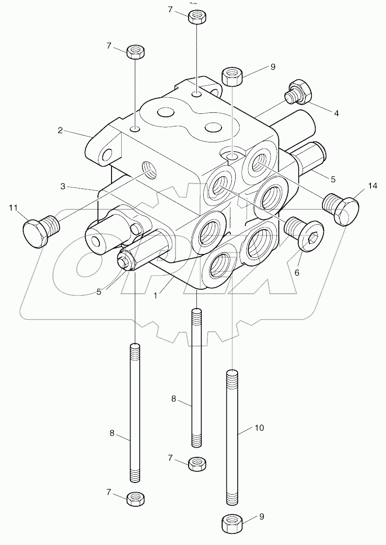  CONTROL VALVE-ARTI.BOOM (1260-)
