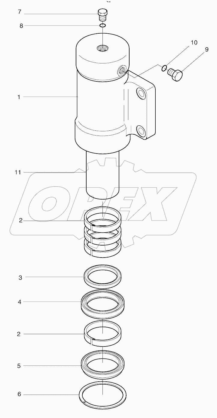  CHOCKING CYLINDER (1001-1060)