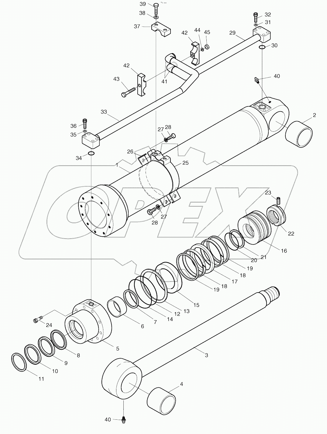  BOOM CYLINDER (R.H)-ARTI.BOOM