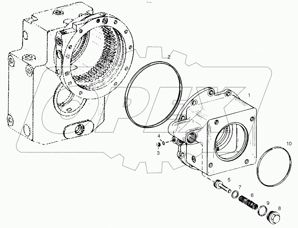  INPUT HOUSING-TRANSMISSION (1001-1630)