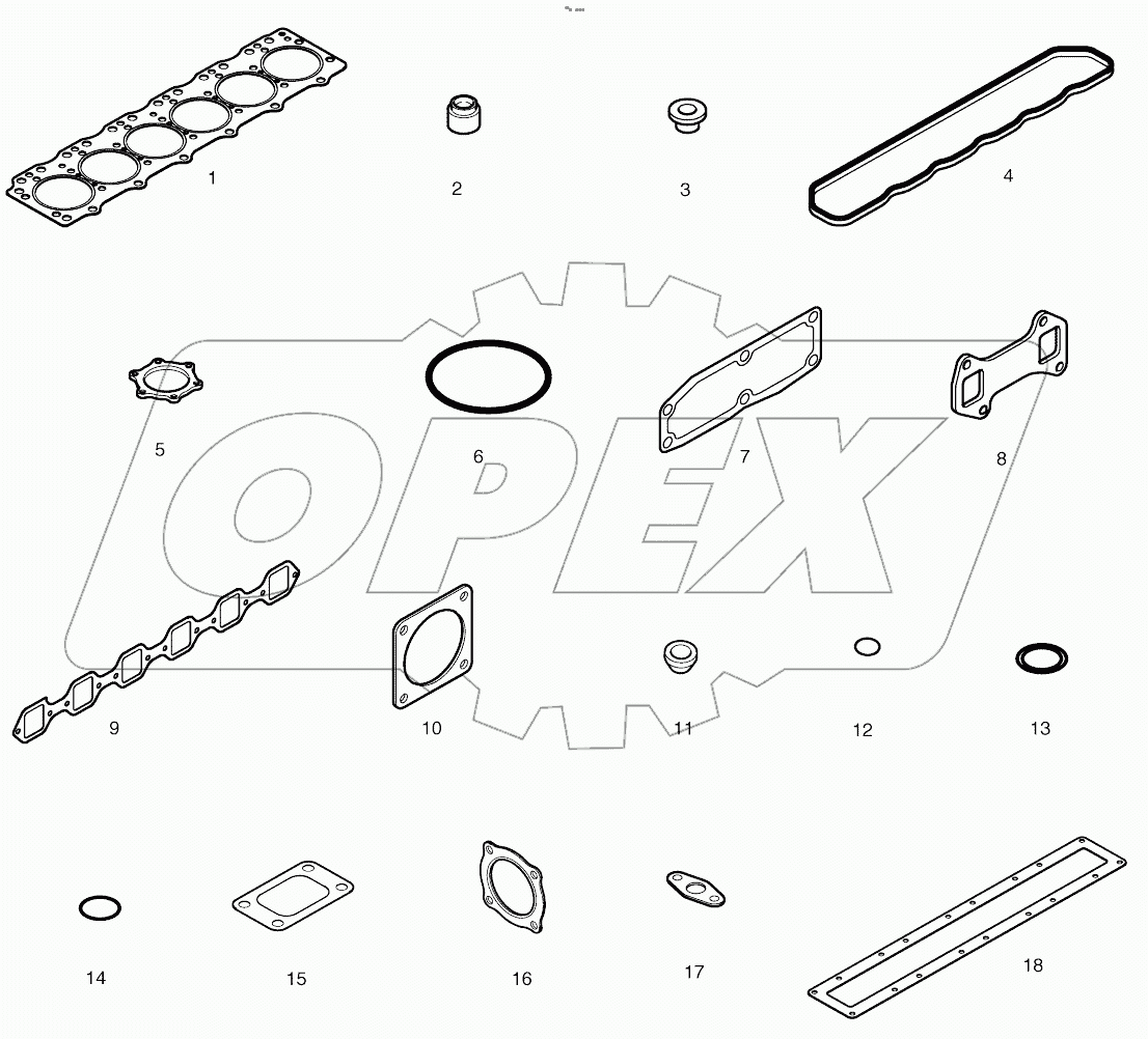  OVER HAUL GASKET KIT-TOP