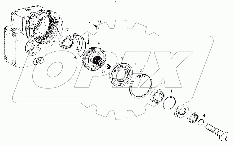 SPUR GEAR-TRANSMISSION (1001-1630)