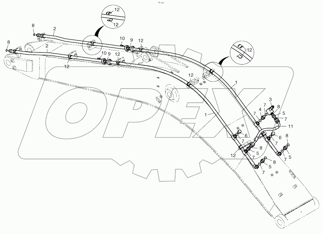  BOOM PIPING-ONE AND TWO WAY