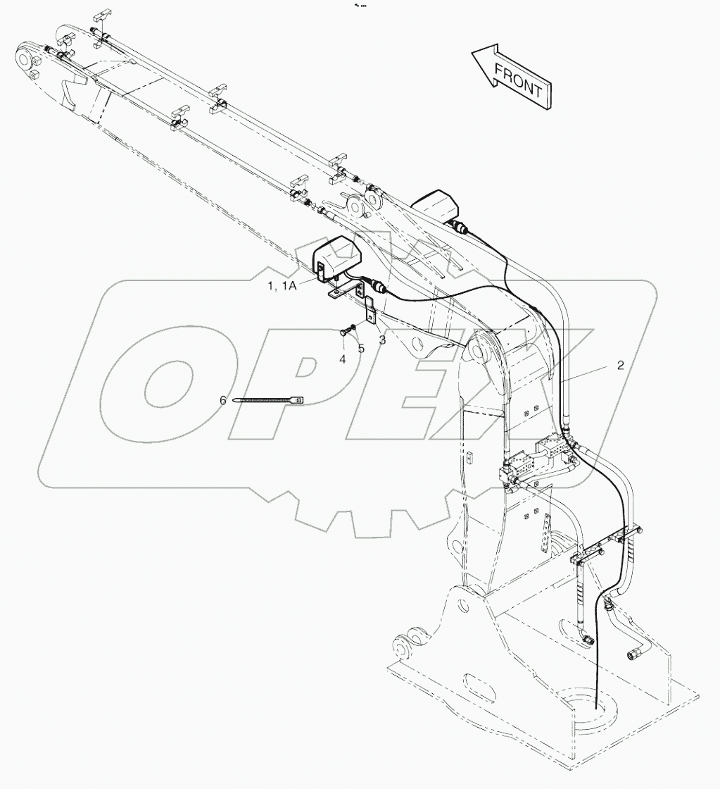  WORKING LAMP ASSY-ARTI.BOOM