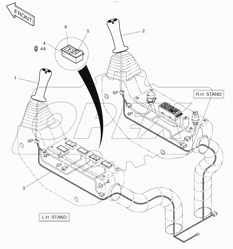  JOYSTICK VALVE ASSY-3 SWITCH