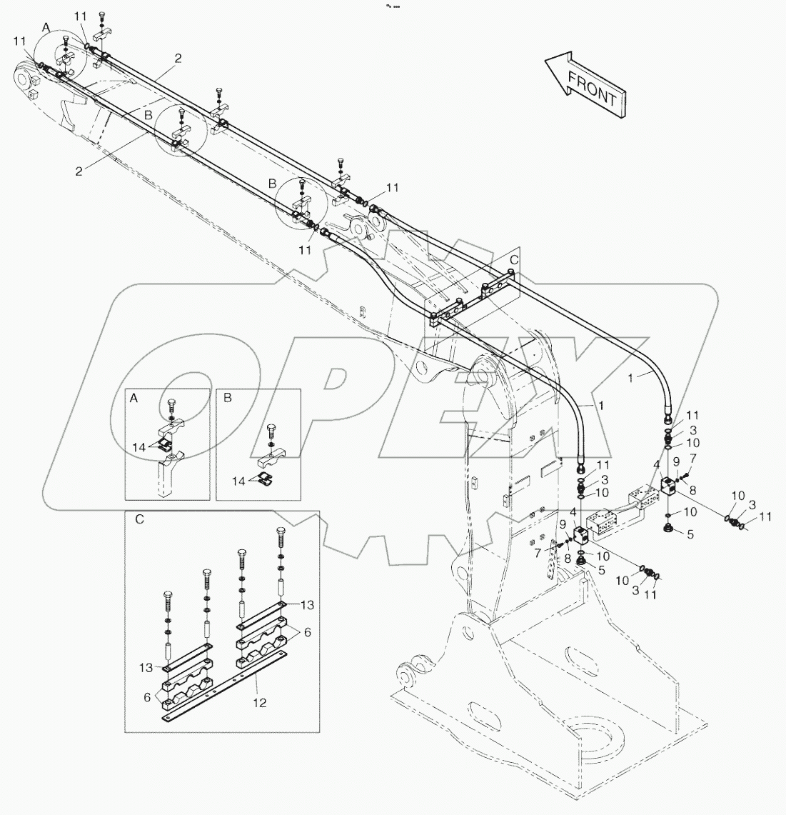  FRONT PIPING-PE3C-ARTI.BOOM