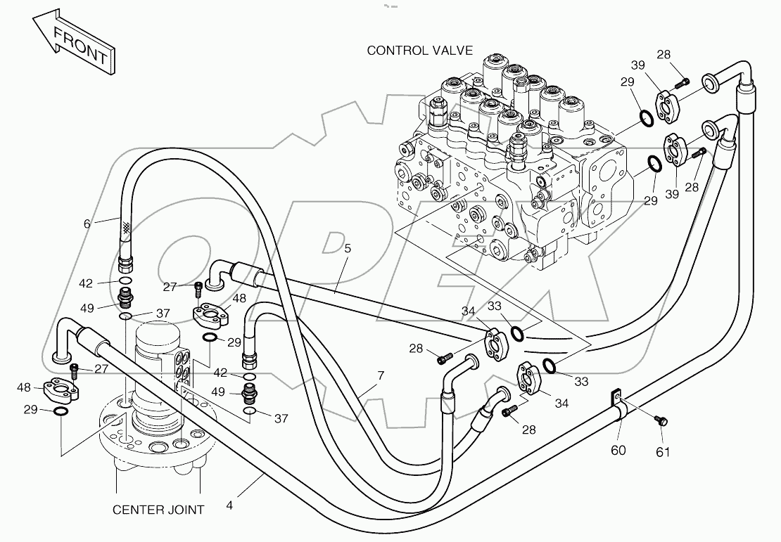  MAIN PIPING (5)-TRAVEL