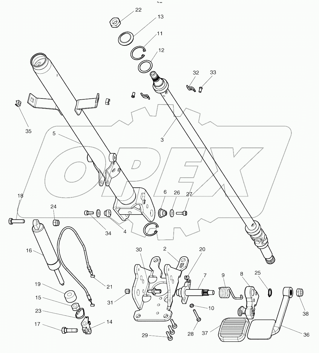  COLUMN ASSY (1001 - 1895)