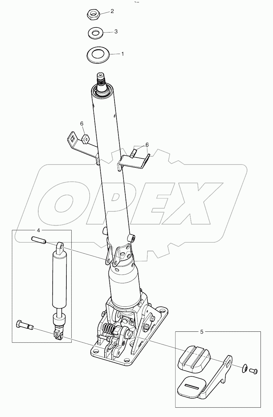  COLUMN ASSY (1896 - )