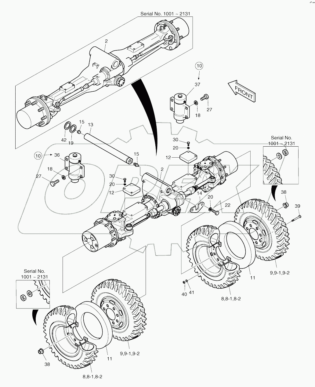 POWER TRAIN (1)-FRONT AXLE
