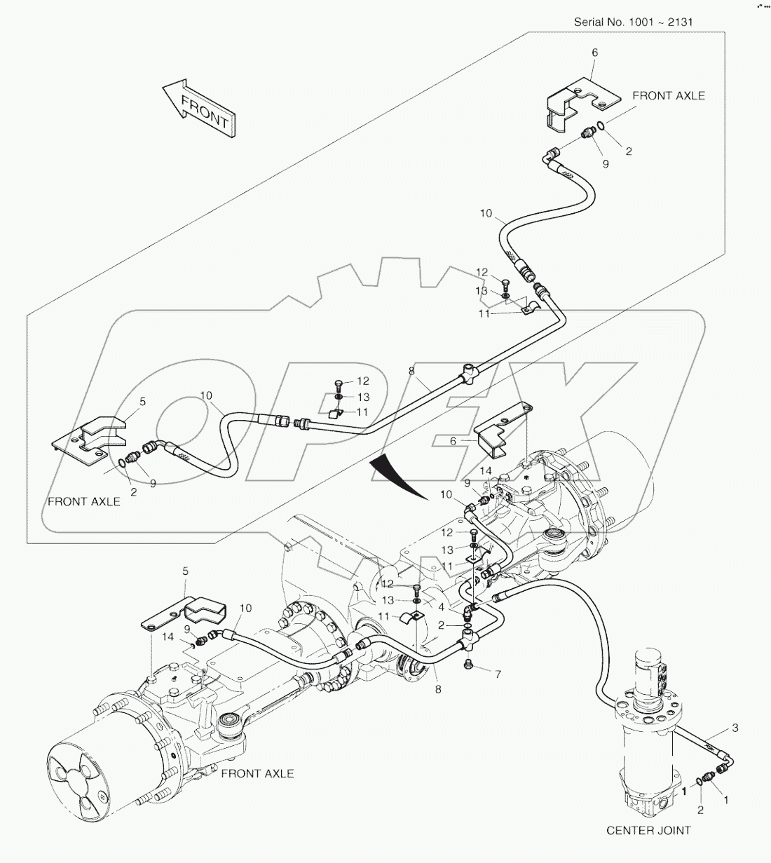  BRAKE PIPING (1)-FRONT