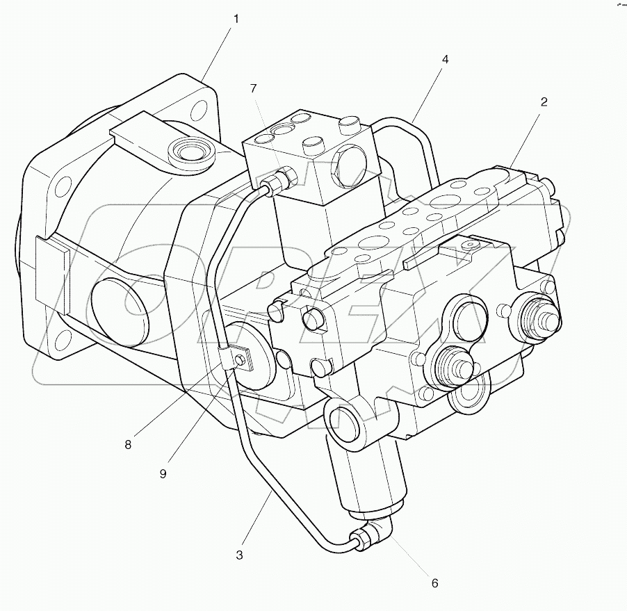 TRAVEL MOTOR (1001-1041)