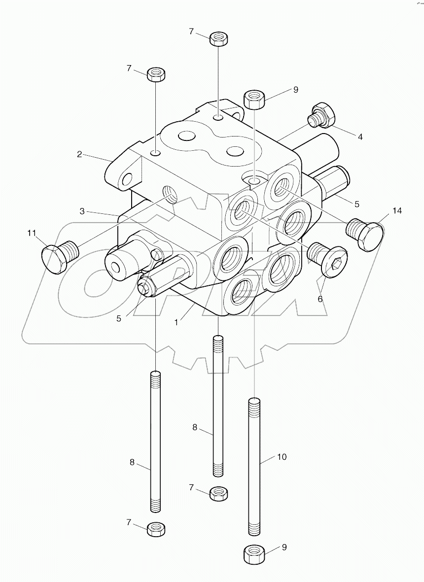  CONTROL VALVE-ARTI.BOOM (1631-)
