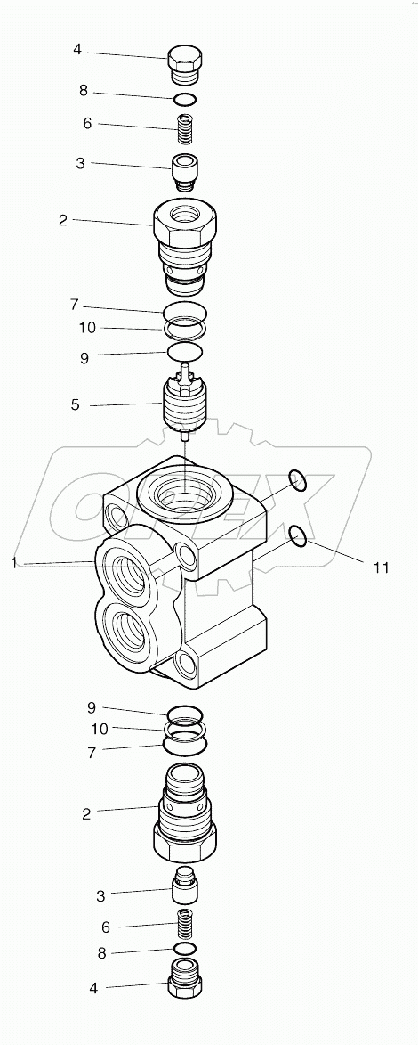  PILOT CHECK VALVE-OUTRIGGER