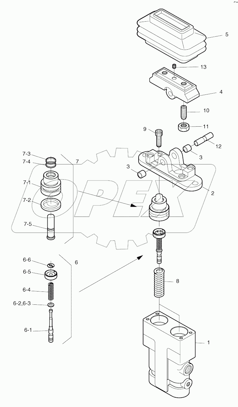  PEDAL VALVE-ARTI.BOOM