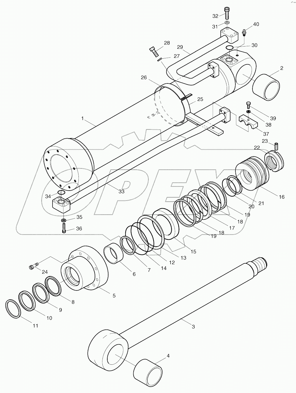  BOOM CYLINDER (L.H.)