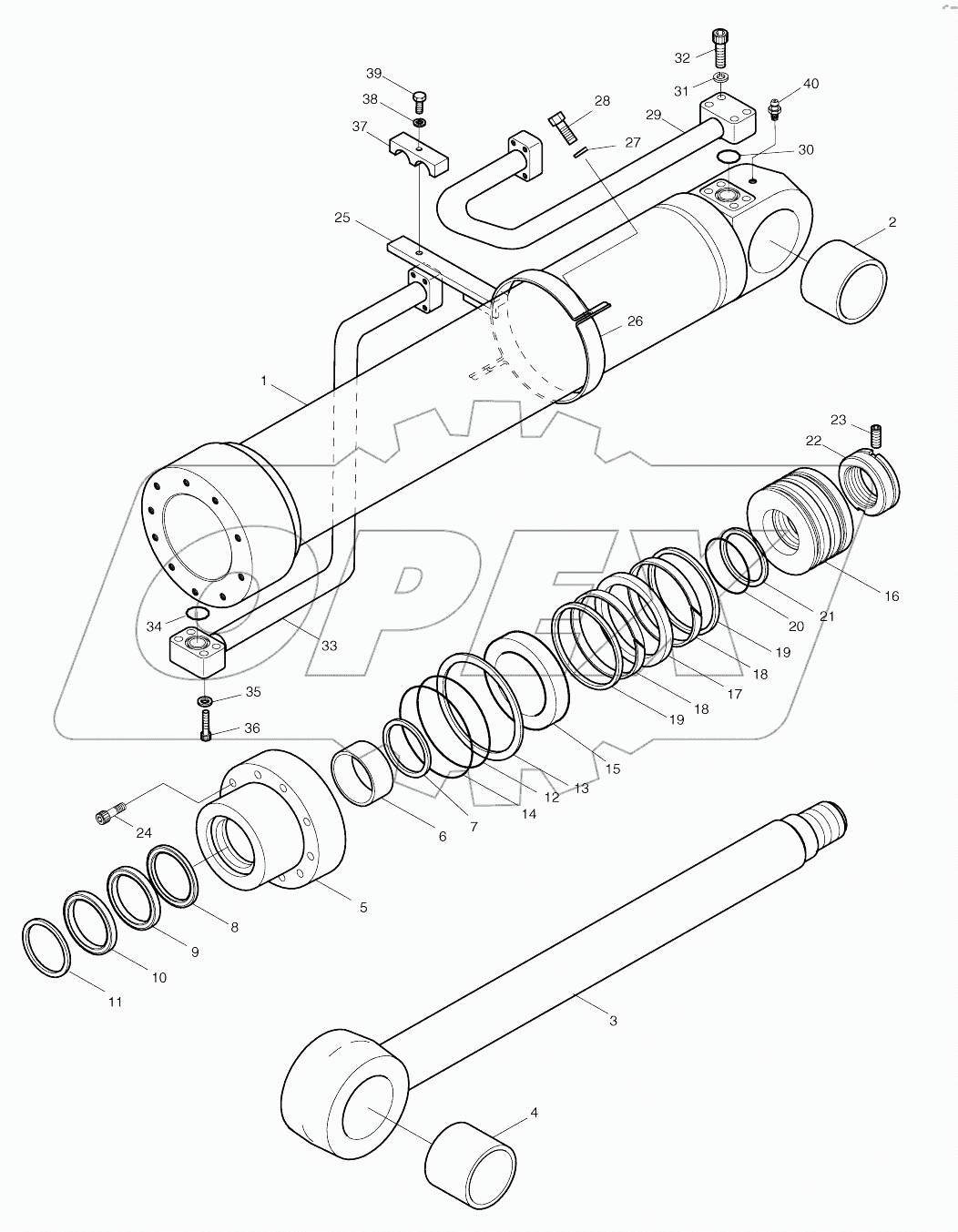  BOOM CYLINDER (R.H.)