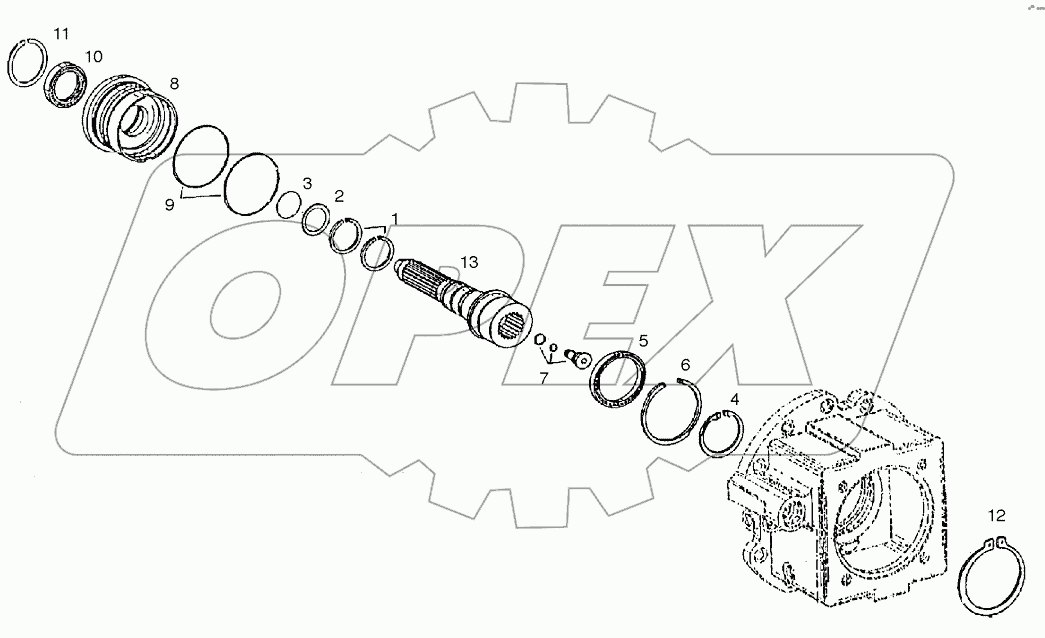  INPUT SHAFT-TRANSMISSION (1001-2131)
