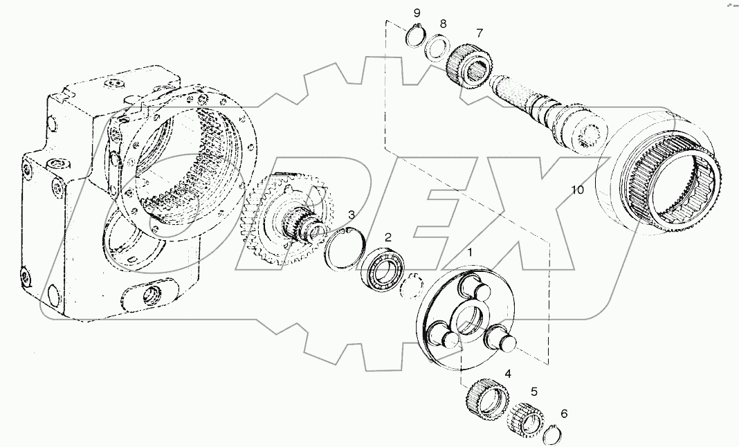  PLANETARY GEAR-TRANSMISSION (1001-2131)
