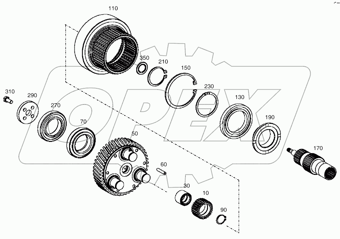  PLANETARY GEAR-MISSION (2132-)