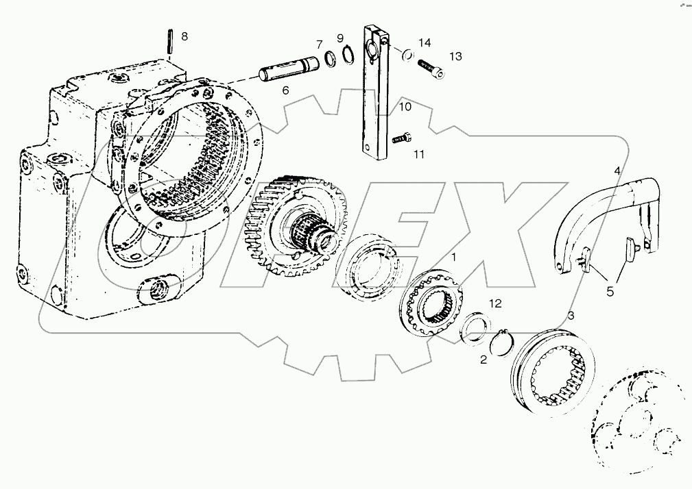  DISCONNECTION DEVICE-TRANSMISSION (1001-2131)