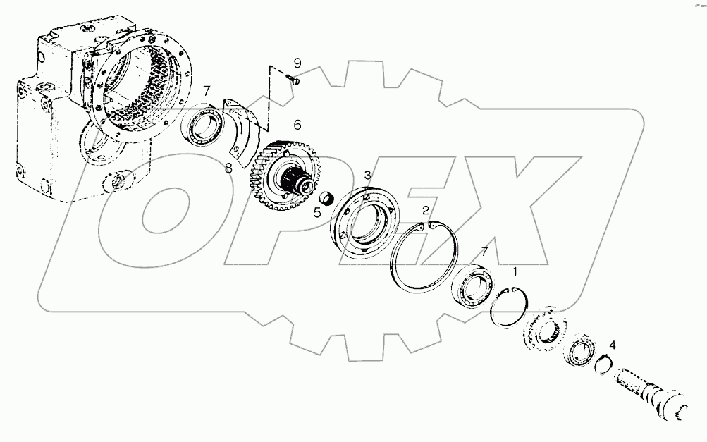  SPUR GEAR-TRANSMISSION (1001-2131)