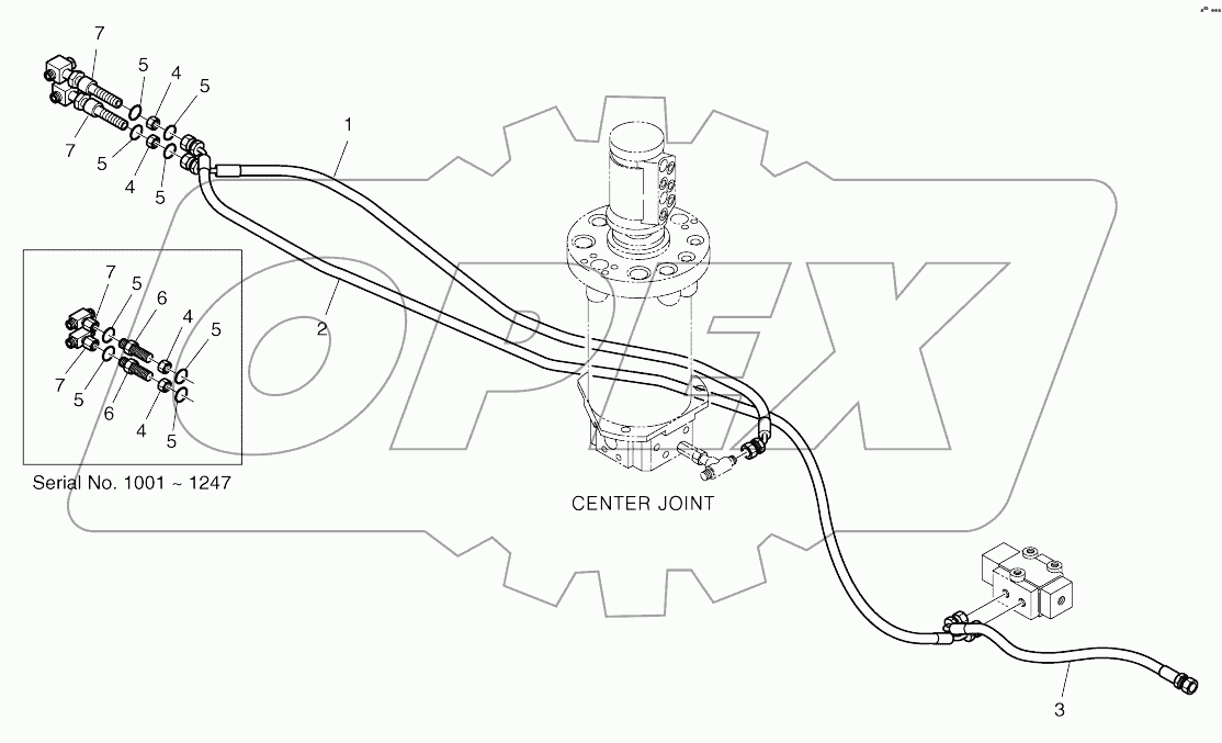  BLADE AND O/RIGGER PIPING-PIN