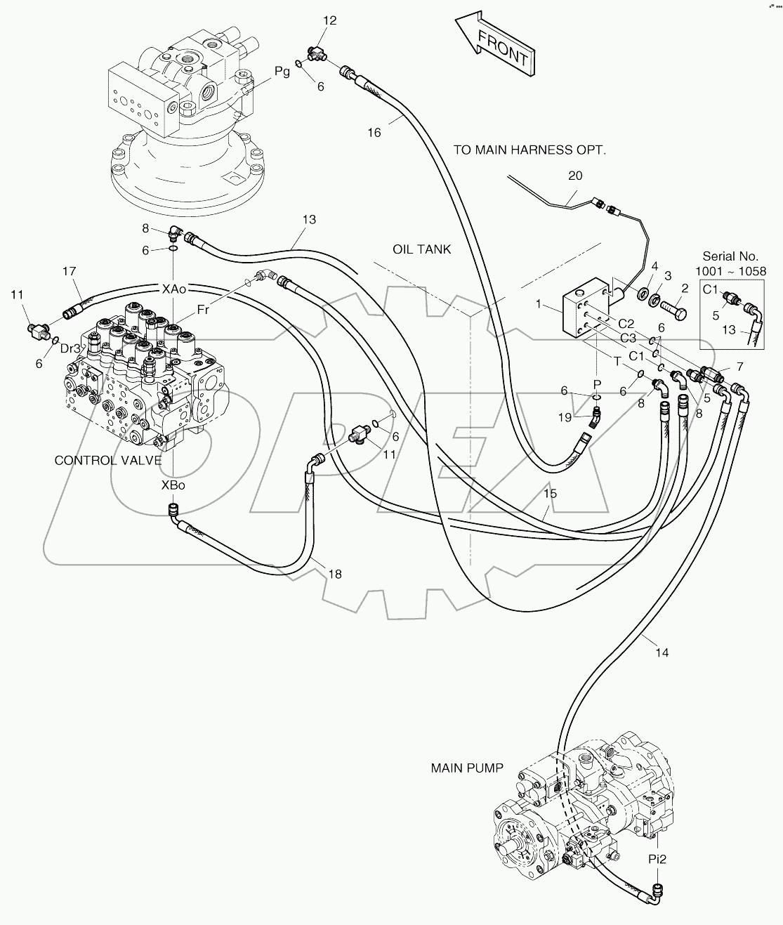  PILOT PIPING-ONE WAY