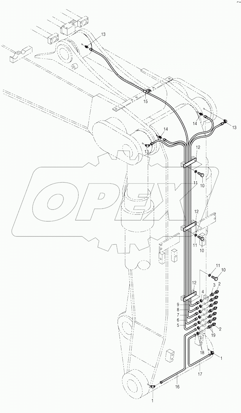  FRONT LUBRICATION PIPING-ARTI.BOOM