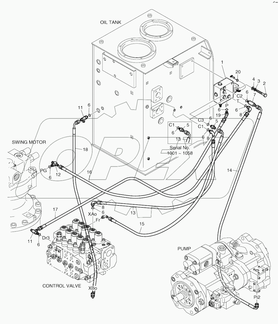  PILOT PIPING-ARTI.BOOM-1 WAY
