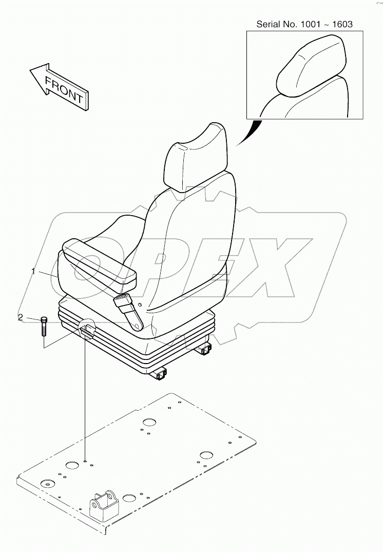  SEAT MOUNTING