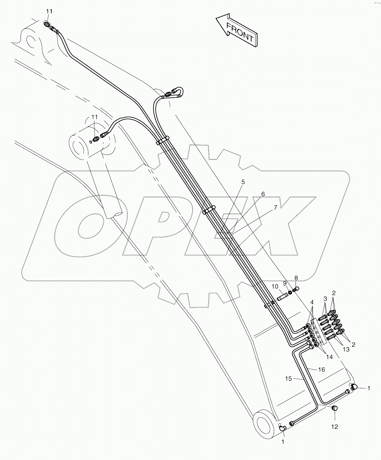  FRONT LUBRICATION PIPING