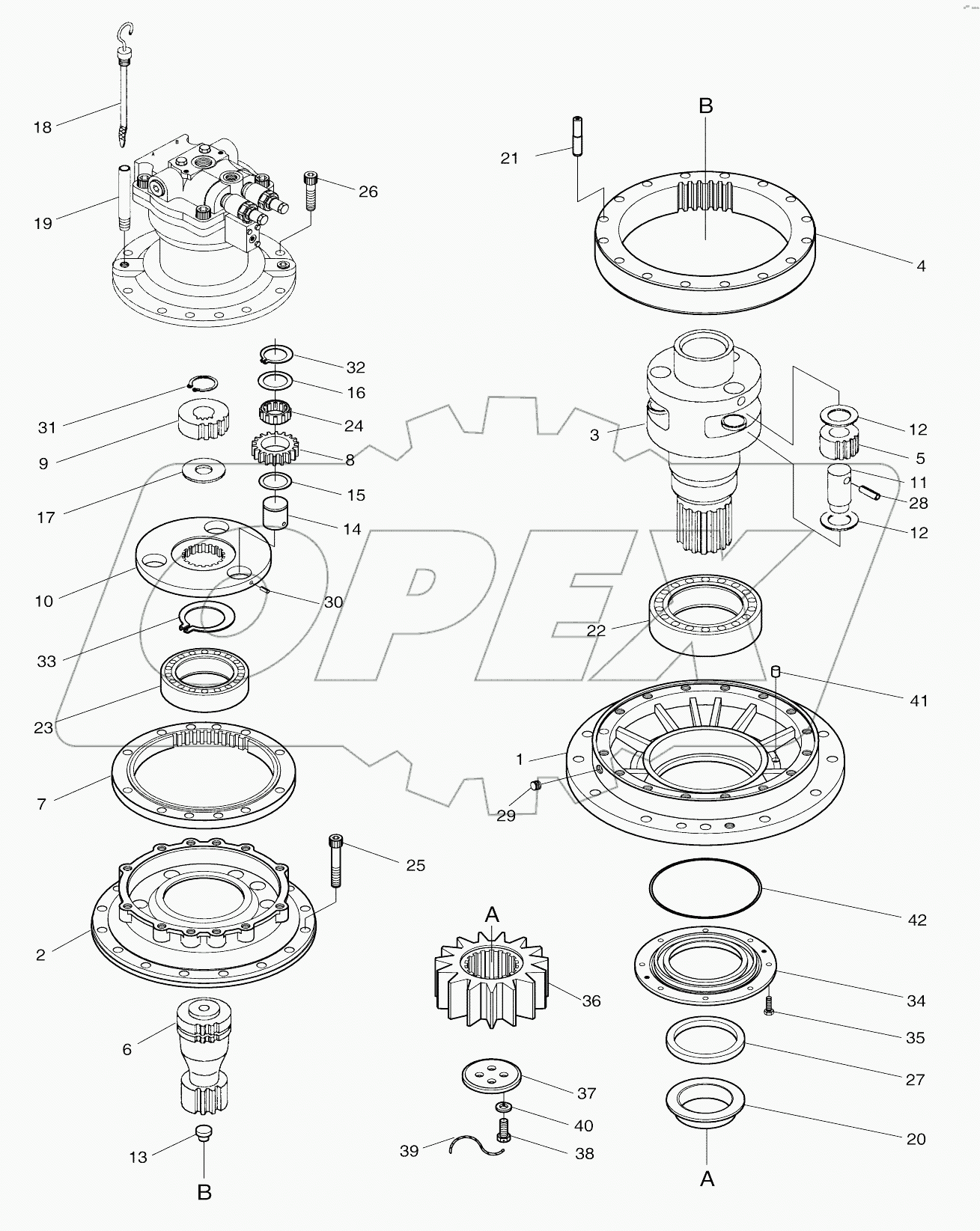  SWING REDUCTION GEAR
