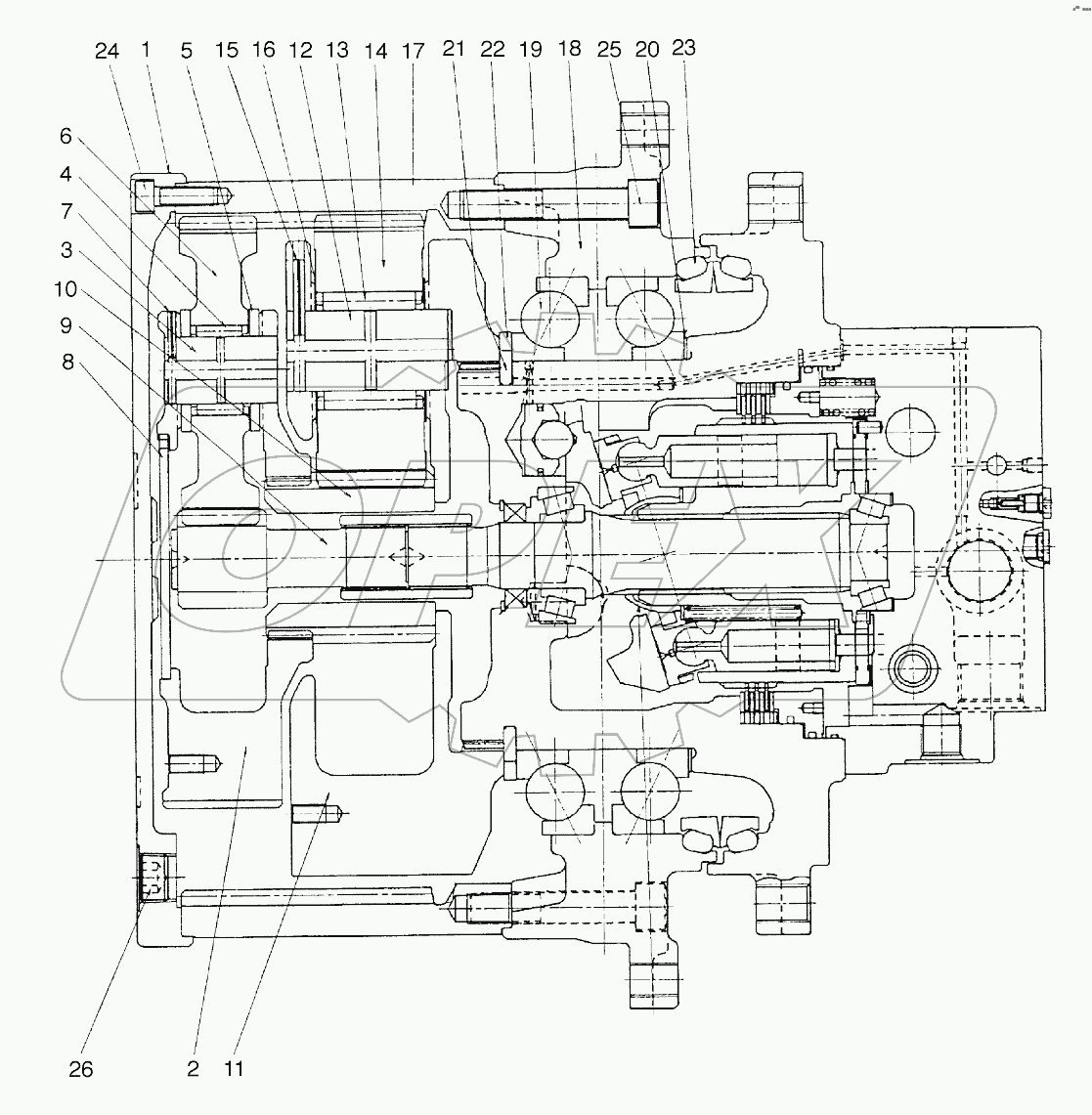  TRAVEL REDUCTION GEAR