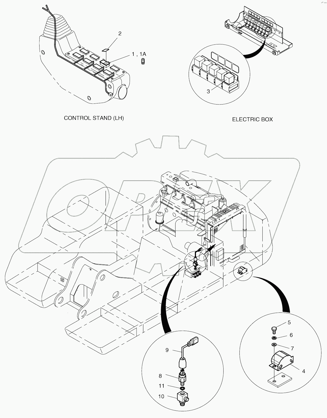  TRAVEL/SWING ALARM ASSY