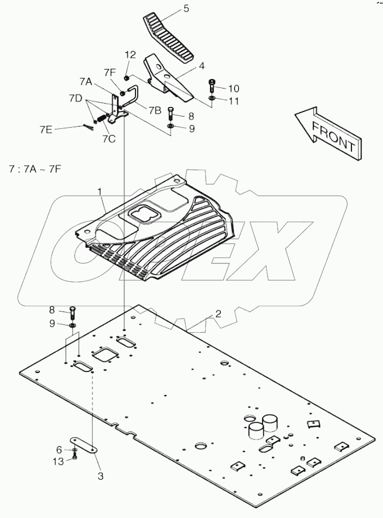  FLOOR PLATE - TILTING