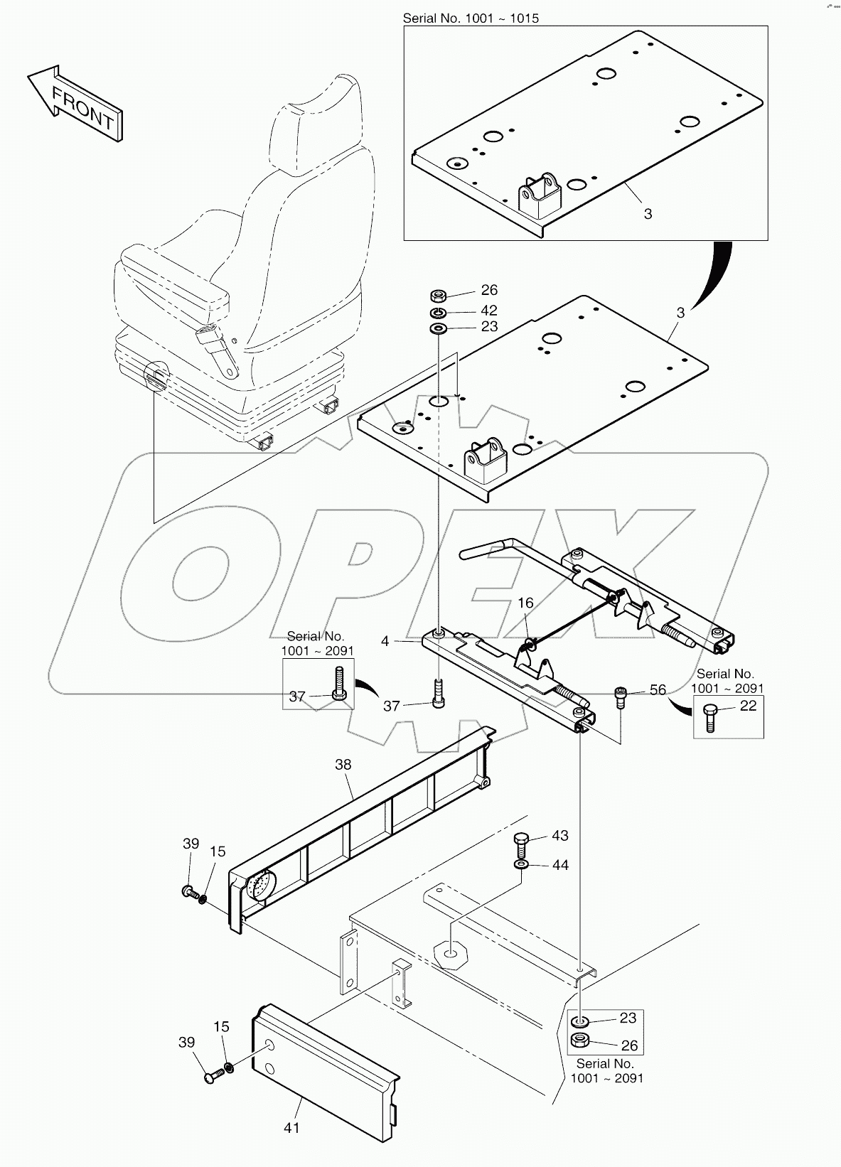  SEAT AND ELECTRIC BOX