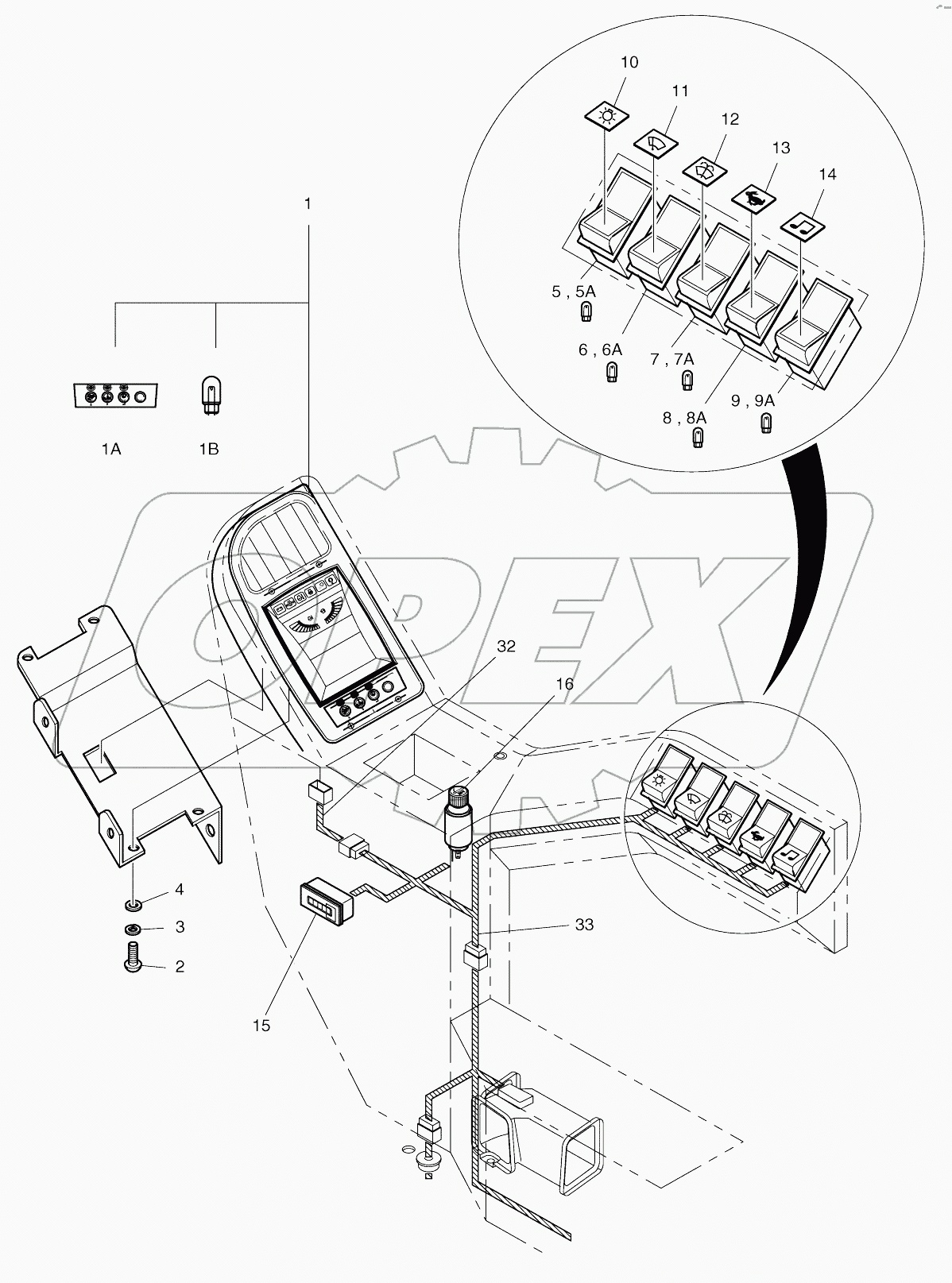  ELECTRIC PARTS (1) - GAUGE