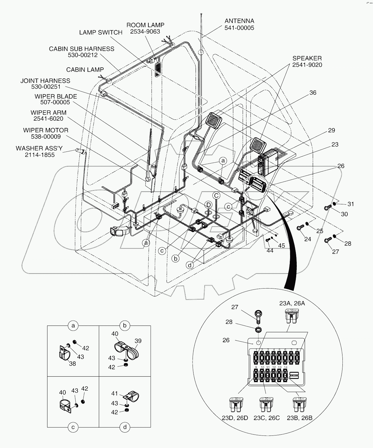  ELECTRIC PARTS (4) - CABIN