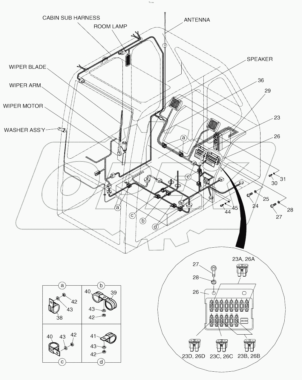  ELECTRIC PARTS (4) - CABIN