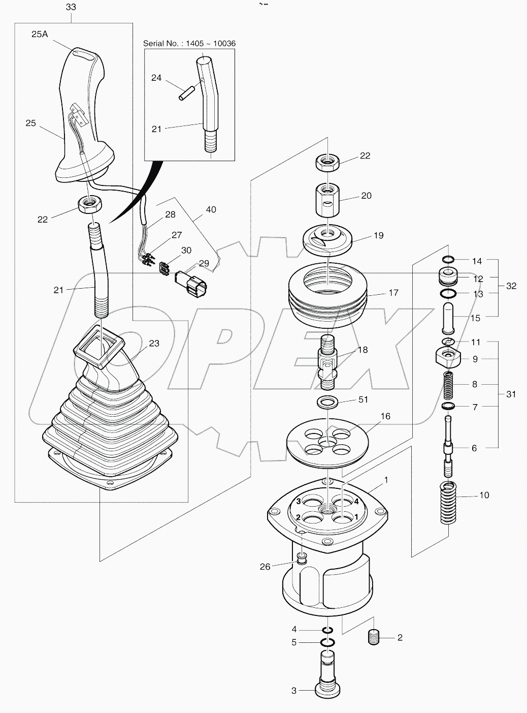 REMOTE CONTROL VALVE (1405 - )
