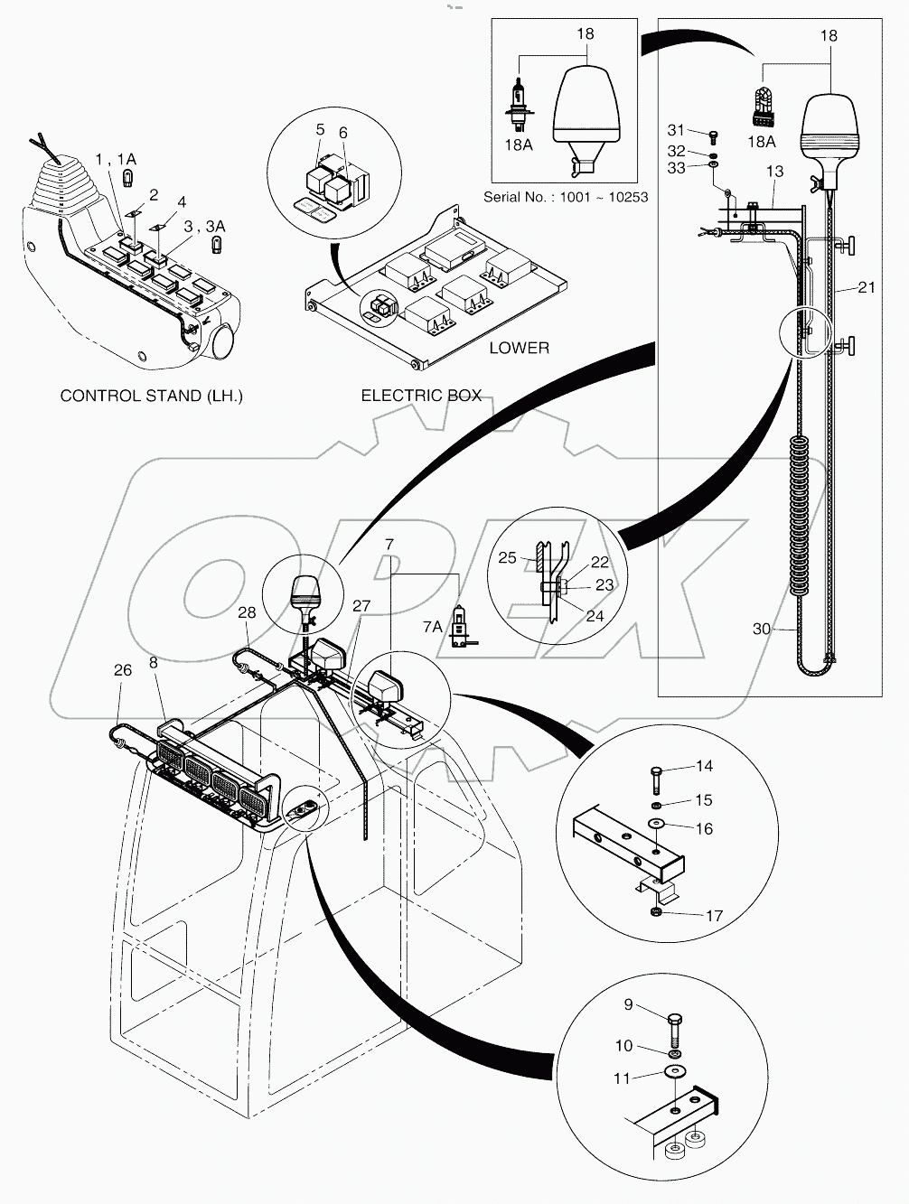  6 - LAMP & BEACON (TELESCOPIC)