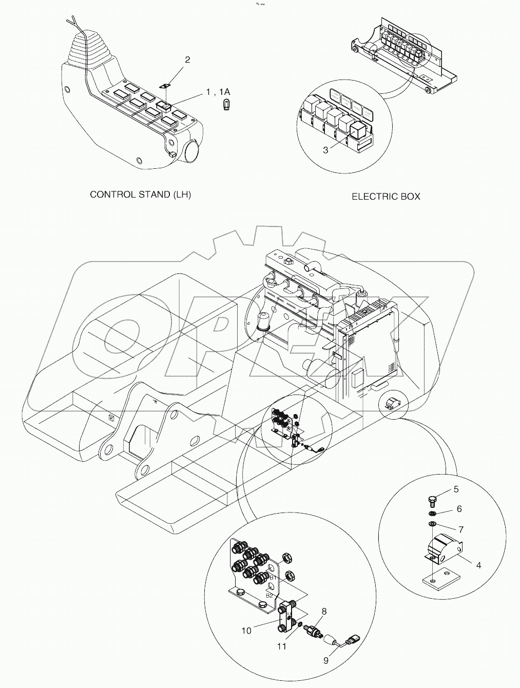  TRAVEL/SWING ALARM ASSY